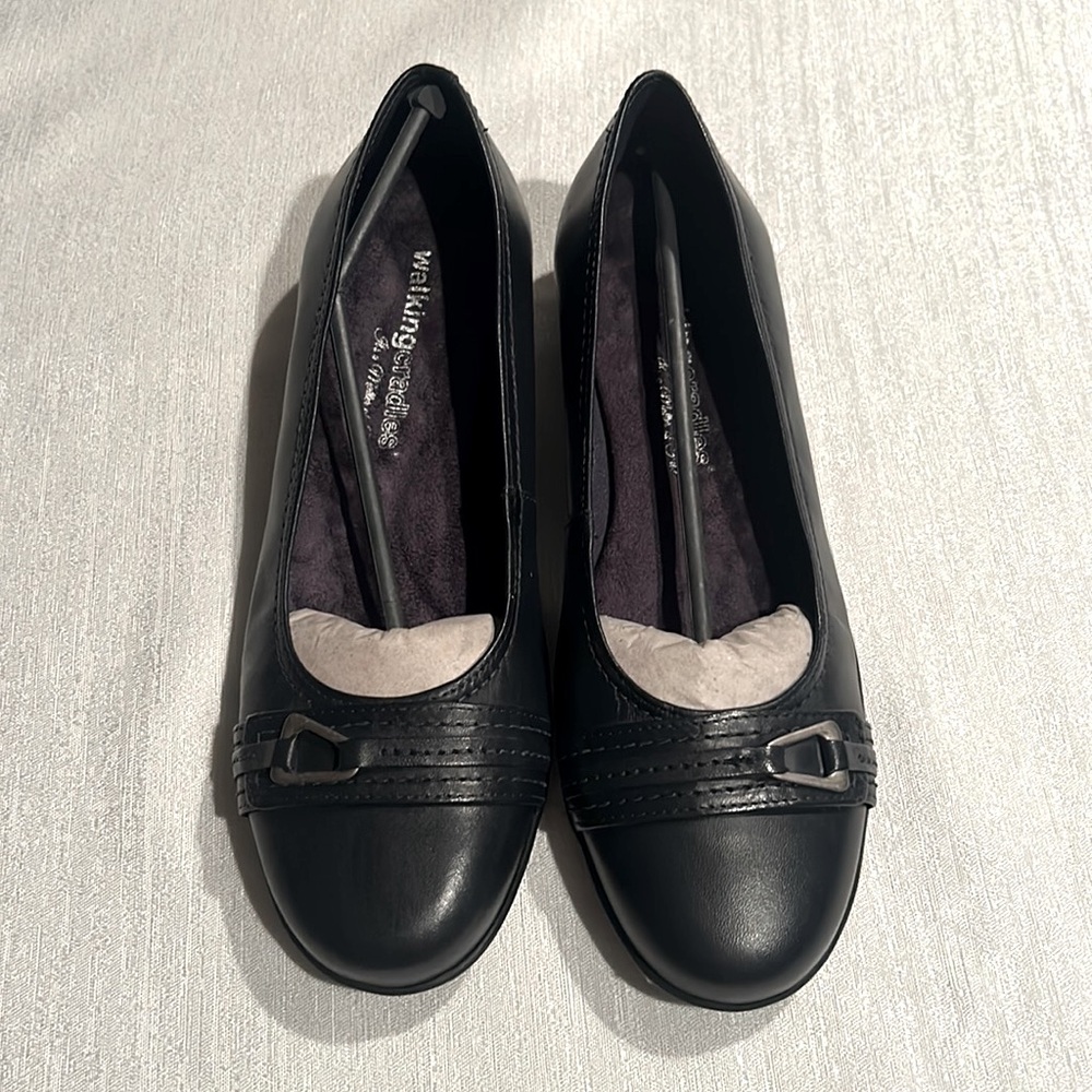 Walking Cradles Navy Blue Flynn Ballet Flats